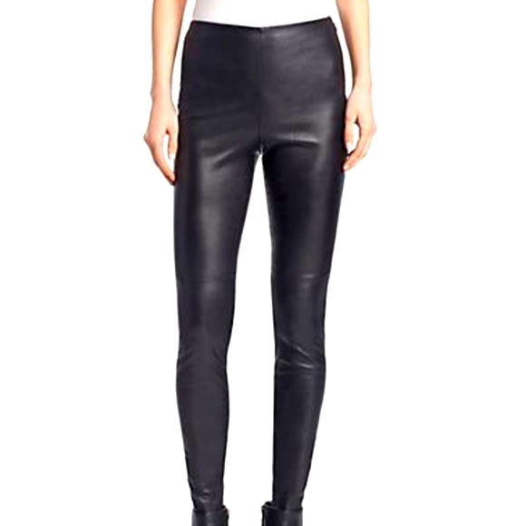 Ralph Lauren Pants - RALPH LAUREN Vegan Leather Black Leggings, Size 16W, EUC, Worn Once